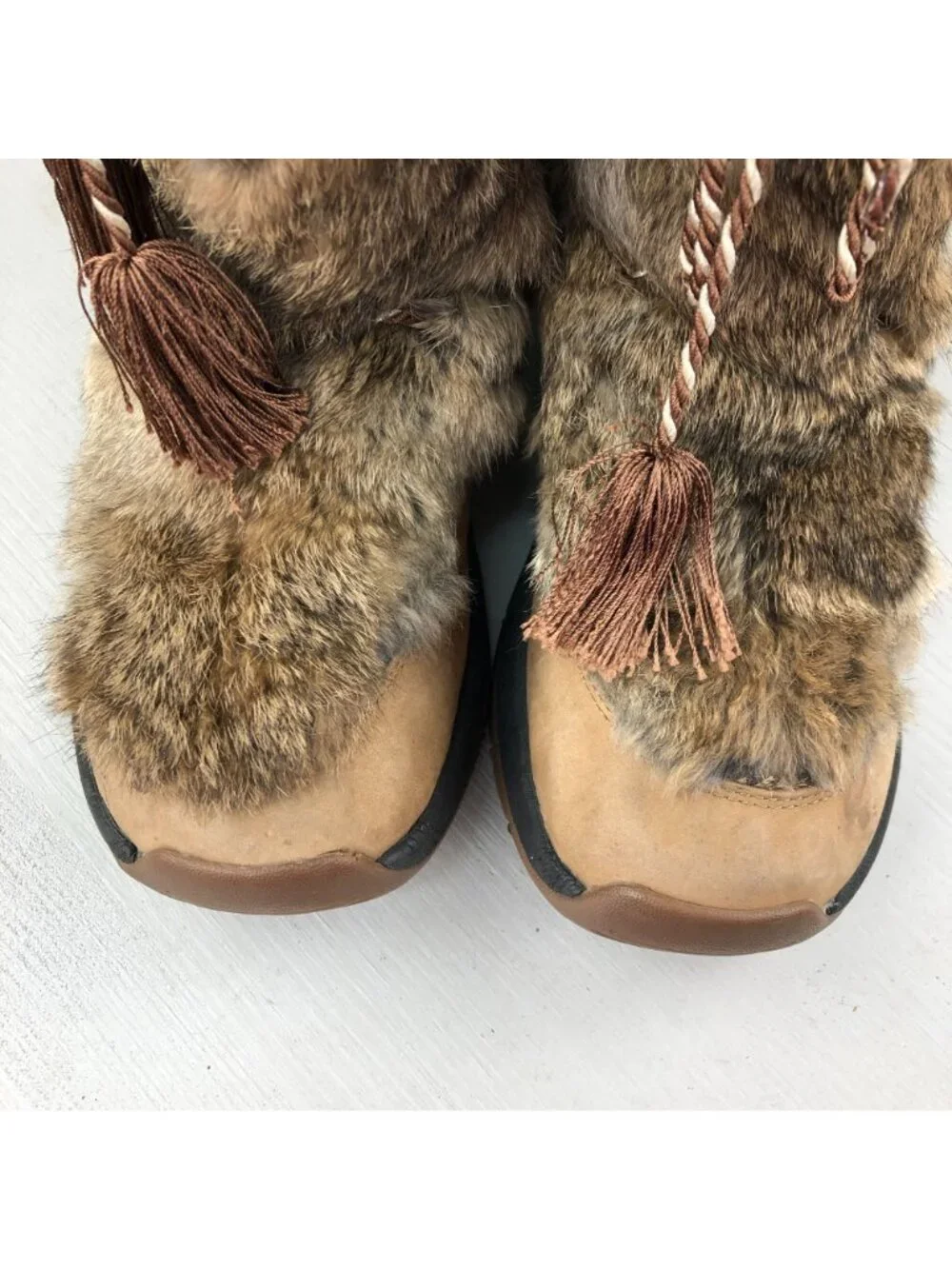 Ulu Women's Size 7 Brown Leather Waterproof Primaloft Lace-Up Winter Boots FAIR